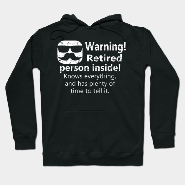 Funny Retirement Design Hoodie by vpgdesigns